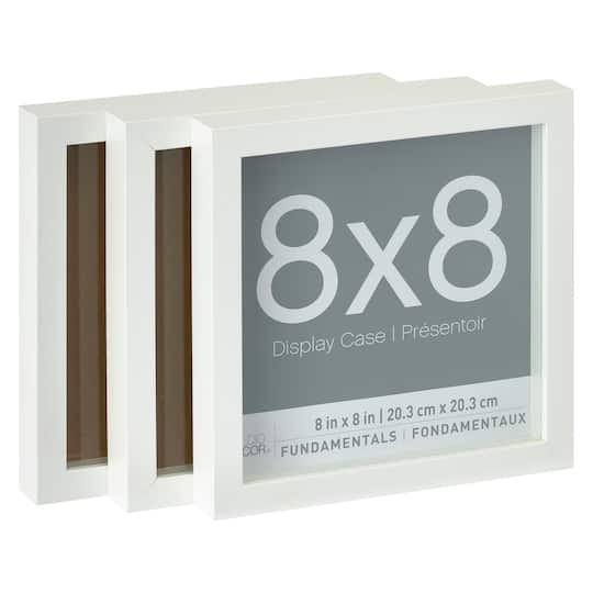 3 Pack Fundamentals 8 x 8 Black Shadow Boxes by Studio Décor 3 Pack Fundamentals 8 x 8 Black Shadow Boxes by Studio Décor